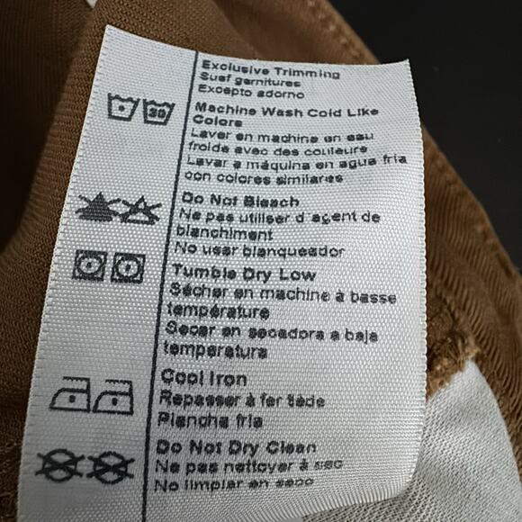 Carhartt NWT Womens pants brown rugged Flex Relaxed BN4296 Double Front Sz 16 R - Picture 12 of 12